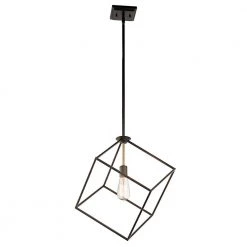 Cartone 1-Light Olde Bronze Contemporary Kitchen Pendant Hanging Light by KICHLER