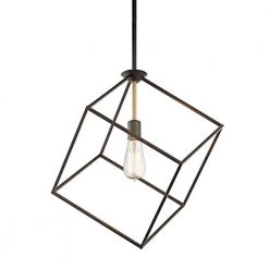 Cartone 1-Light Olde Bronze Contemporary Kitchen Pendant Hanging Light by KICHLER -Kichler Sales olde bronze kichler chandeliers 42525oz c3 1000