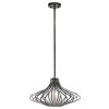 18 in. 1-Light Olde Bronze Transitional Kitchen Pendant Hanging Light with Satin Etched Glass by KICHLER -Kichler Sales olde bronze kichler chandeliers 43201oz 64 1000