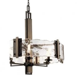 Aberdeen 6-Light Olde Bronze Drum Farmhouse Dining Room Chandelier by KICHLER -Kichler Sales olde bronze kichler chandeliers 43895oz 1f 1000