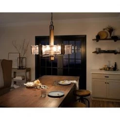 Aberdeen 6-Light Olde Bronze Drum Farmhouse Dining Room Chandelier by KICHLER -Kichler Sales olde bronze kichler chandeliers 43895oz 76 1000