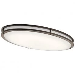 Avon 32.5 in. Olde Bronze Integrated LED Hallway Round Flush Mount Ceiling Light with Acrylic Diffuser by KICHLER 8 Avon 32.5 in. Olde Bronze Integrated LED Hallway Round Flush Mount Ceiling Light with Acrylic Diffuser by KICHLER -Kichler Sales olde bronze kichler flush mount lights 10789ozled c3 1000