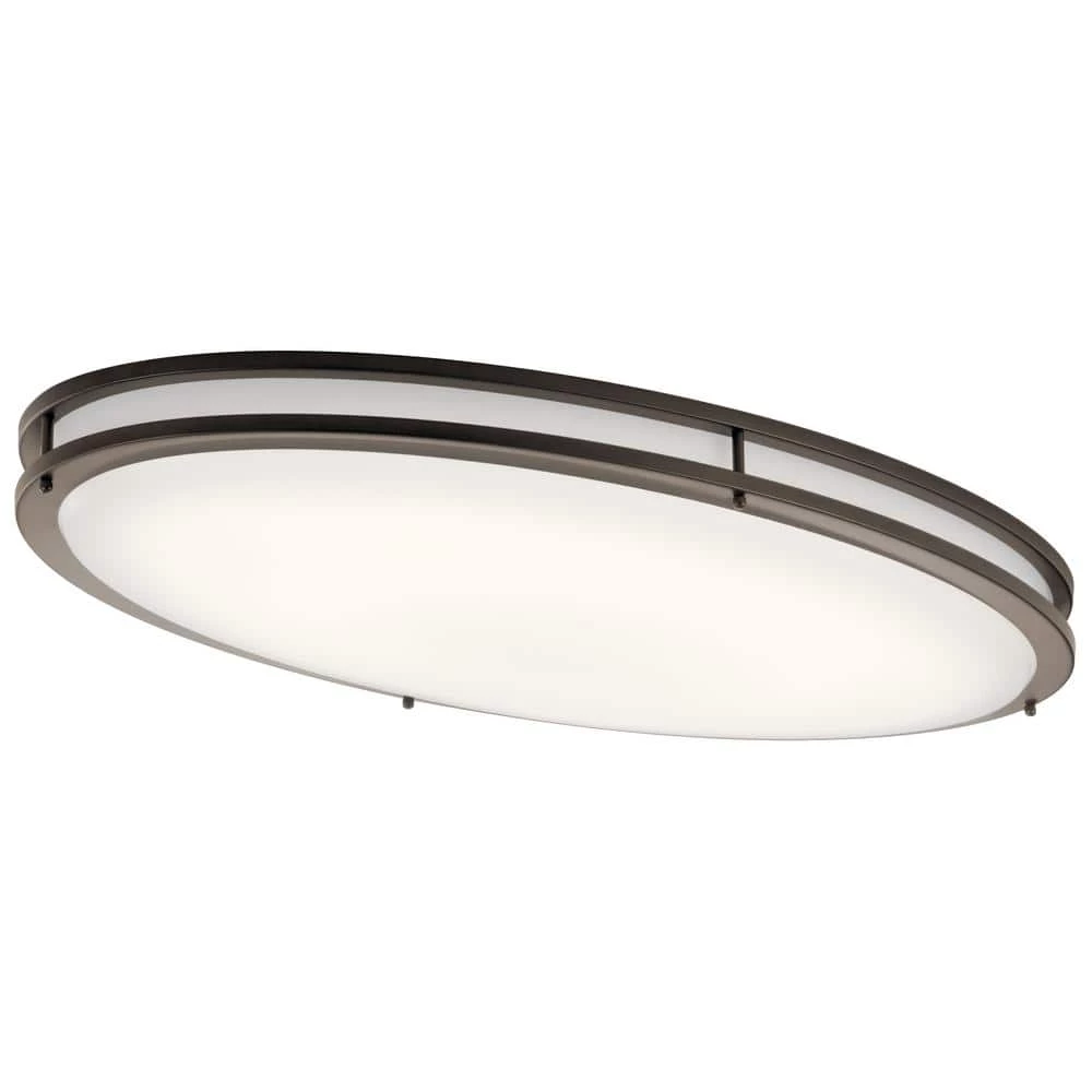 Avon 32.5 in. Olde Bronze Integrated LED Hallway Round Flush Mount Ceiling Light with Acrylic Diffuser by KICHLER 5 Avon 32.5 in. Olde Bronze Integrated LED Hallway Round Flush Mount Ceiling Light with Acrylic Diffuser by KICHLER - Image 3