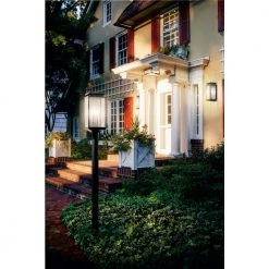 Manningham 2-Light Olde Bronze Outdoor Flush Mount Outdoor Light with Clear Seedy Glass (1-Pack) by KICHLER 7 Manningham 2-Light Olde Bronze Outdoor Flush Mount Outdoor Light with Clear Seedy Glass (1-Pack) by KICHLER -Kichler Sales olde bronze kichler outdoor flush mount lights 49389oz 4f 1000