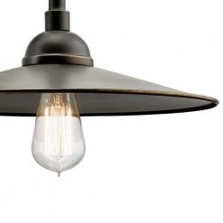 Westington 1-Light Olde Bronze Outdoor Light Wall Sconce with Clear Diffuser (1-Pack) by KICHLER -Kichler Sales olde bronze kichler outdoor sconces 49586oz c3 1000