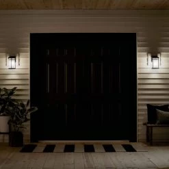 Toman 10.25 in. 1-Light Olde Bronze Outdoor Light Wall Sconce with Satin Etched Glass (1-Pack) by KICHLER -Kichler Sales olde bronze kichler outdoor sconces 49686oz 1f 1000