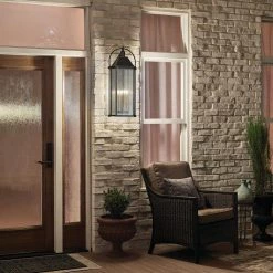 Harbor Row 4-Light Olde Bronze Outdoor Light Wall Sconce with Seeded Glass (1-Pack) by KICHLER 11 Harbor Row 4-Light Olde Bronze Outdoor Light Wall Sconce with Seeded Glass (1-Pack) by KICHLER -Kichler Sales olde bronze kichler outdoor sconces 49716oz 1f 1000