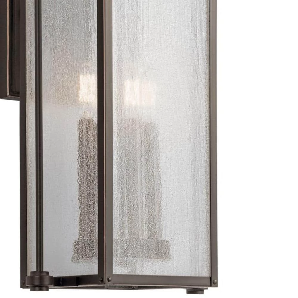 Harbor Row 4-Light Olde Bronze Outdoor Light Wall Sconce with Seeded Glass (1-Pack) by KICHLER 5 Harbor Row 4-Light Olde Bronze Outdoor Light Wall Sconce with Seeded Glass (1-Pack) by KICHLER - Image 3