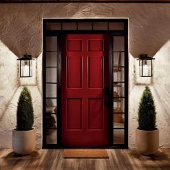 Capanna 16 in. 1-Light Olde Bronze Outdoor Light Wall Sconce with Clear Water Glass (1-Pack) by KICHLER -Kichler Sales olde bronze kichler outdoor sconces 49926oz 44 1000