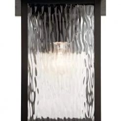 Capanna 16 in. 1-Light Olde Bronze Outdoor Light Wall Sconce with Clear Water Glass (1-Pack) by KICHLER -Kichler Sales olde bronze kichler outdoor sconces 49926oz 4f 1000