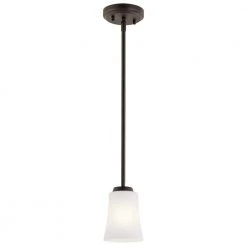 Tao 1-Light Olde Bronze Contemporary Kitchen Mini Pendant Hanging Light by KICHLER