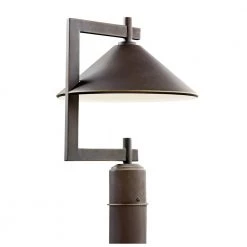 Ripley 1-Light Olde Bronze Outdoor Lamp Post Light (1-Pack) by KICHLER