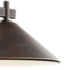 Ripley 1-Light Olde Bronze Outdoor Lamp Post Light (1-Pack) by KICHLER -Kichler Sales olde bronze kichler post light sets 49063oz c3 1000