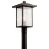 Capanna 1-Light Olde Bronze Outdoor Lamp Post Light (1-Pack) by KICHLER -Kichler Sales olde bronze kichler post light sets 49927oz 64 1000