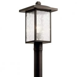 Capanna 1-Light Olde Bronze Outdoor Lamp Post Light (1-Pack) by KICHLER