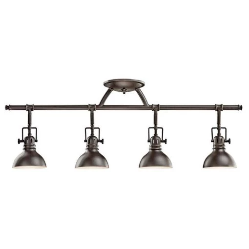 Hatteras Bay 2.65 ft. 4-Light Olde Bronze Track Lighting Kit by KICHLER -Kichler Sales olde bronze kichler track lighting kits 7704oz 64 1000