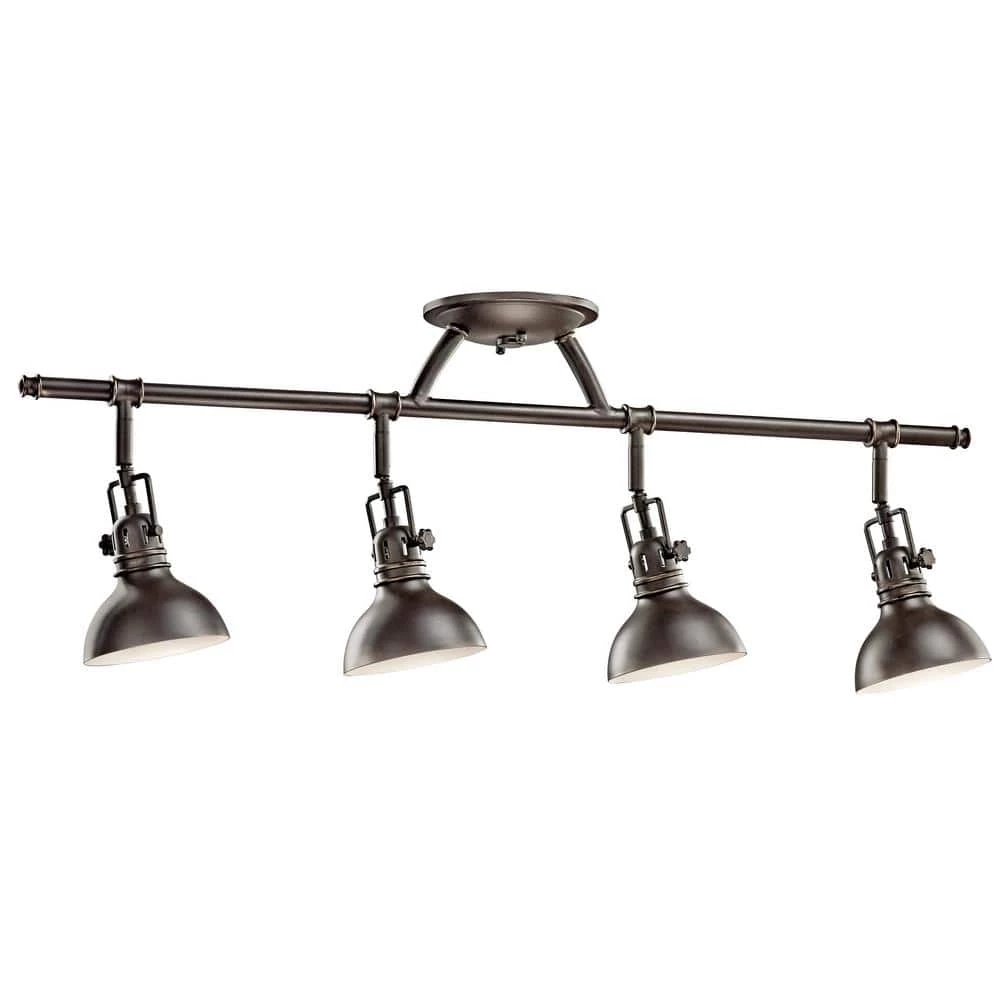 Hatteras Bay 2.65 ft. 4-Light Olde Bronze Track Lighting Kit by KICHLER 5 Hatteras Bay 2.65 ft. 4-Light Olde Bronze Track Lighting Kit by KICHLER - Image 3