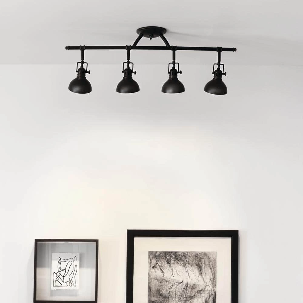 Hatteras Bay 2.65 ft. 4-Light Olde Bronze Track Lighting Kit by KICHLER 4 Hatteras Bay 2.65 ft. 4-Light Olde Bronze Track Lighting Kit by KICHLER - Image 2