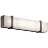 Impello 23.5 in. Olde Bronze Integrated LED Linear Bathroom Vanity Light Bar by KICHLER -Kichler Sales olde bronze kichler vanity lighting 45838ozled 64 1000