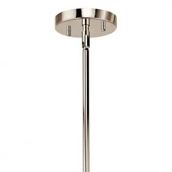 Titus 8-Light Polished Nickel Contemporary Drum Dining Room Chandelier with Black Metal Shade by KICHLER -Kichler Sales polished nickel kichler chandeliers 43715pn 4f 1000