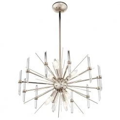Eris 6-Light Polished Nickel Contemporary Dining Room Chandelier by KICHLER 10 Eris 6-Light Polished Nickel Contemporary Dining Room Chandelier by KICHLER -Kichler Sales polished nickel kichler chandeliers 44275pn 1f 1000