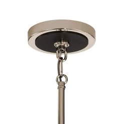 Eastmont 5-Light Polished Nickel Vintage Industrial Dining Room Chandelier with Clear Glass by KICHLER -Kichler Sales polished nickel kichler chandeliers 52403pn 4f 1000