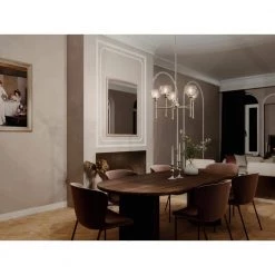 Lecelles 5-Light Polished Nickel Round Chandelier with Clear Glass Shades by KICHLER -Kichler Sales polished nickel kichler chandeliers 82390 44 1000