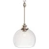 Lecelles 1-Light Polished Nickel Globe Pendant with Clear Glass Shade by KICHLER 2 Lecelles 1-Light Polished Nickel Globe Pendant with Clear Glass Shade by KICHLER -Kichler Sales polished nickel kichler chandeliers 82393 64 1000