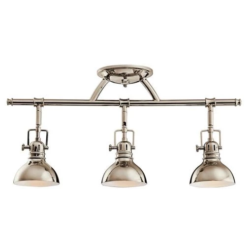 Hatteras Bay 1.9 ft. 3-Light Polished Nickel Track Lighting Kit by KICHLER -Kichler Sales polished nickel kichler track lighting kits 7050pn 64 1000
