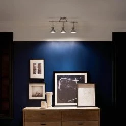 Hatteras Bay 1.9 ft. 3-Light Polished Nickel Track Lighting Kit by KICHLER -Kichler Sales polished nickel kichler track lighting kits 7050pn fa 1000