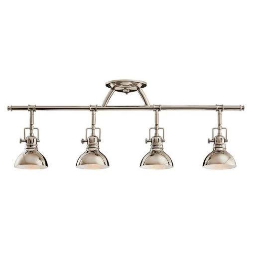 Hatteras Bay 2.65 ft. 4-Light Polished Nickel Track Lighting Kit by KICHLER -Kichler Sales polished nickel kichler track lighting kits 7704pn 64 1000