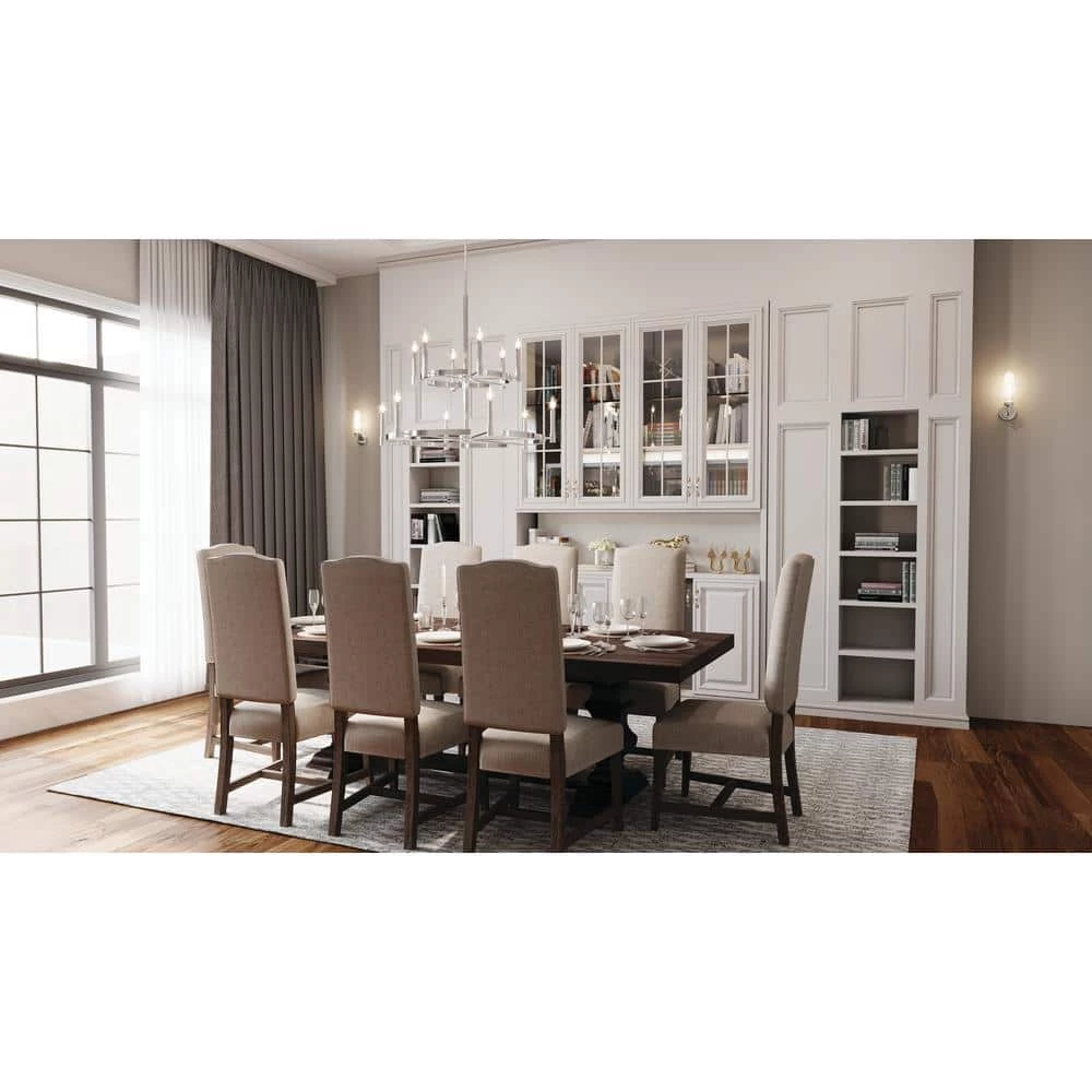 Truby 11.5 in. 1-Light Polished Nickel Bathroom Indoor Wall Sconce with Satin Etched Cased Opal Glass by KICHLER 4 Truby 11.5 in. 1-Light Polished Nickel Bathroom Indoor Wall Sconce with Satin Etched Cased Opal Glass by KICHLER - Image 2