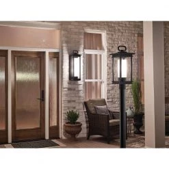 South Hope 1-Light Rubbed Bronze Outdoor Lamp Post Light (1-Pack) by KICHLER 13 South Hope 1-Light Rubbed Bronze Outdoor Lamp Post Light (1-Pack) by KICHLER -Kichler Sales rubbed bronze kichler post light sets 49478rz 44 1000