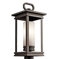 South Hope 1-Light Rubbed Bronze Outdoor Lamp Post Light (1-Pack) by KICHLER 10 South Hope 1-Light Rubbed Bronze Outdoor Lamp Post Light (1-Pack) by KICHLER -Kichler Sales rubbed bronze kichler post light sets 49478rz c3 1000