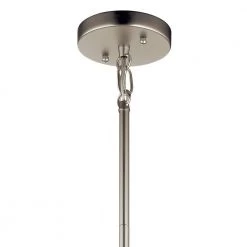 Birkleigh 1-Light Satin Nickel Transitional Kitchen Pendant Hanging Light with Satin Etched Glass by KICHLER -Kichler Sales satin nickel kichler chandeliers 52073sn 1f 1000