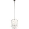 Birkleigh 1-Light Satin Nickel Transitional Kitchen Pendant Hanging Light with Satin Etched Glass by KICHLER -Kichler Sales satin nickel kichler chandeliers 52073sn 64 1000