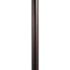 3 in. x 84 in. Tannery Bronze Outdoor Direct Burial Post by KICHLER -Kichler Sales tannery bronze kichler light poles 9506tz 64 1000