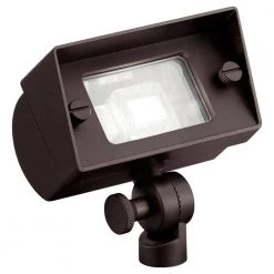 Textured Architectural Bronze 12-Volt Low Voltage Drop-In Mini Landscape Flood Light with No Bulbs Included by KICHLER -Kichler Sales textured architectural bronze kichler landscape flood lights 15476azt 76 1000