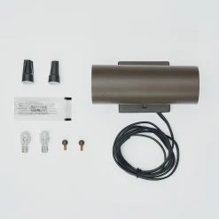 Textured Architectural Bronze Outdoor 12-Volt Low Voltage Up and Down Drop-In Wall Light Sconce with No Bulbs Included by KICHLER 15 Textured Architectural Bronze Outdoor 12-Volt Low Voltage Up and Down Drop-In Wall Light Sconce with No Bulbs Included by KICHLER -Kichler Sales textured architectural bronze kichler outdoor sconces 15079azt 4f 1000