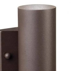Textured Architectural Bronze Outdoor 12-Volt Low Voltage Up and Down Drop-In Wall Light Sconce with No Bulbs Included by KICHLER 14 Textured Architectural Bronze Outdoor 12-Volt Low Voltage Up and Down Drop-In Wall Light Sconce with No Bulbs Included by KICHLER -Kichler Sales textured architectural bronze kichler outdoor sconces 15079azt c3 1000