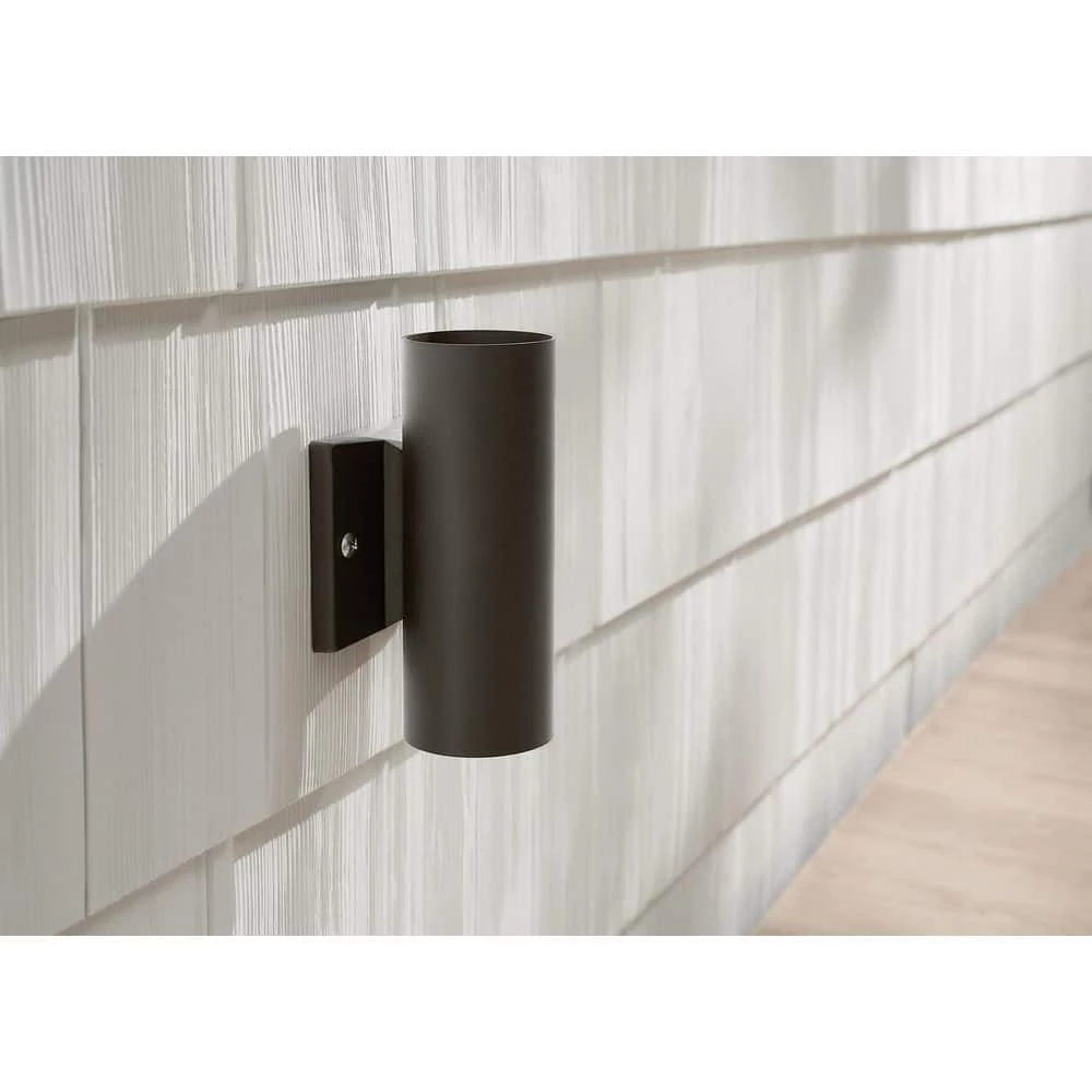 Textured Architectural Bronze Outdoor 12-Volt Low Voltage Up and Down Drop-In Wall Light Sconce with No Bulbs Included by KICHLER 10 Textured Architectural Bronze Outdoor 12-Volt Low Voltage Up and Down Drop-In Wall Light Sconce with No Bulbs Included by KICHLER - Image 8