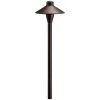 6.75 in. 12V Textured Architectural Bronze Low Voltage Weather Resistant Path Light with No Bulbs Included by KICHLER -Kichler Sales textured architectural bronze kichler path lights 15478azt 64 1000