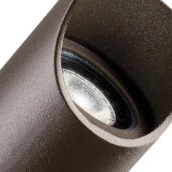 6 in. 12-Volt Textured Architectural Bronze Low Voltage Outdoor Weather Resistant Drop-In Spotlight w/No Bulbs Included by KICHLER -Kichler Sales textured architectural bronze kichler spotlights 15384azt 1f 1000