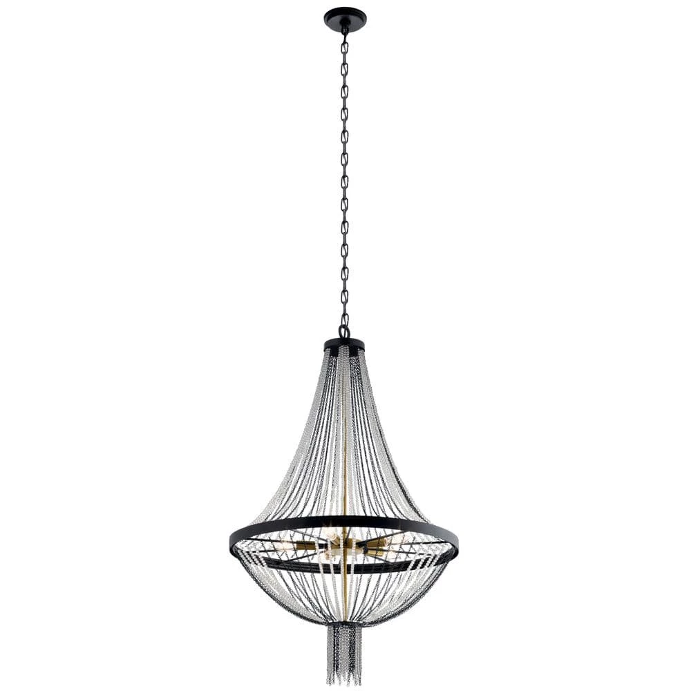 Alexia 5-Light Textured Black Traditional Dining Room Chandelier by KICHLER 3 Alexia 5-Light Textured Black Traditional Dining Room Chandelier by KICHLER