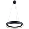 Elan Fornello 60-Watt Integrated LED Textured Black Contemporary Dining Room Hanging Light Pendant by KICHLER -Kichler Sales textured black kichler chandeliers 83455 64 1000