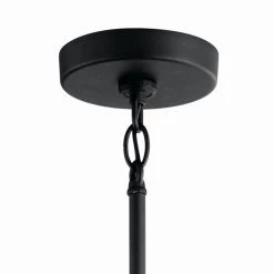 Camillo 18 in. 1-Light Textured Black Outdoor Hanging Pendant Outdoor Light with Clear Seeded Glass (1-Pack) by KICHLER -Kichler Sales textured black kichler outdoor pendant lights 59082bkt 4f 1000