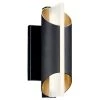 Astalis 12 in. 1-Light Textured Black Integrated LED Outdoor Wall Lantern Sconce with Ribbed Glass (1-Pack) by KICHLER -Kichler Sales textured black kichler outdoor sconces 59076bktled 64 1000