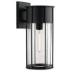 Camillo 18 in. 1-Light Textured Black Outdoor Light Wall Sconce Lantern with Clear Seeded Glass (1-Pack) by KICHLER 1 Camillo 18 in. 1-Light Textured Black Outdoor Light Wall Sconce Lantern with Clear Seeded Glass (1-Pack) by KICHLER -Kichler Sales textured black kichler outdoor sconces 59081bkt 64 1000