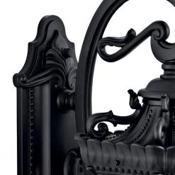 Tournai 2-Light Textured Black Outdoor Light Wall Sconce with Clear Seeded Glass (1-Pack) by KICHLER 7 Tournai 2-Light Textured Black Outdoor Light Wall Sconce with Clear Seeded Glass (1-Pack) by KICHLER -Kichler Sales textured black kichler outdoor sconces 9357bkt 4f 1000