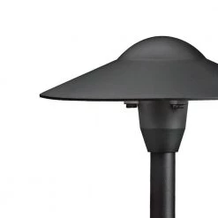 8 in. 12V Textured Black Low Voltage Weather Resistant Dome Path Light with No Bulbs Included by KICHLER -Kichler Sales textured black kichler path lights 15310bkt c3 1000
